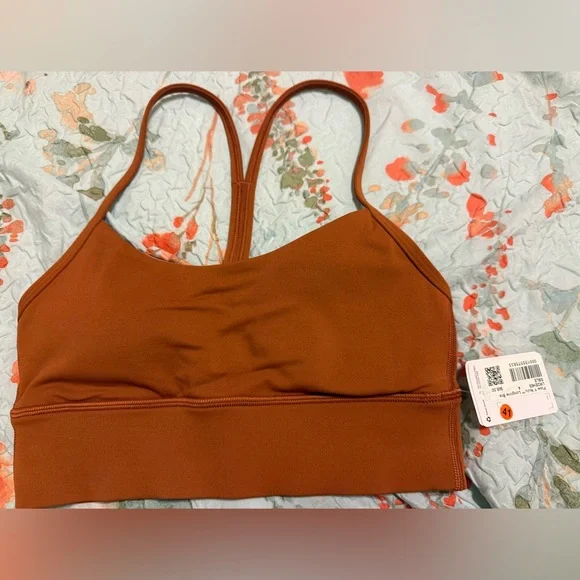 Lululemon Flow Y Nulu Longline Bra
Chestnut color
NWT - Picture 1 of 3